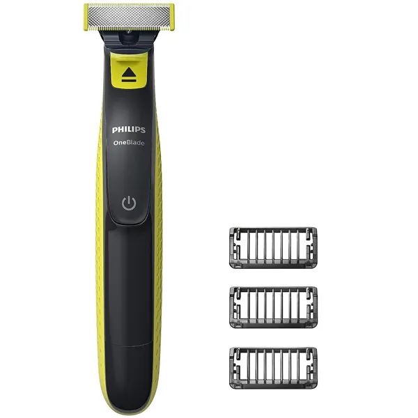 BARBEADOR PHILIPS QP2724 ONEBLADE RECARREGAVEL PRETO/VERDE
