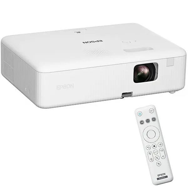 Projetor Epson CO-W01 de 3.000 Lúmens com HDMI e USB Bivolt - Branco