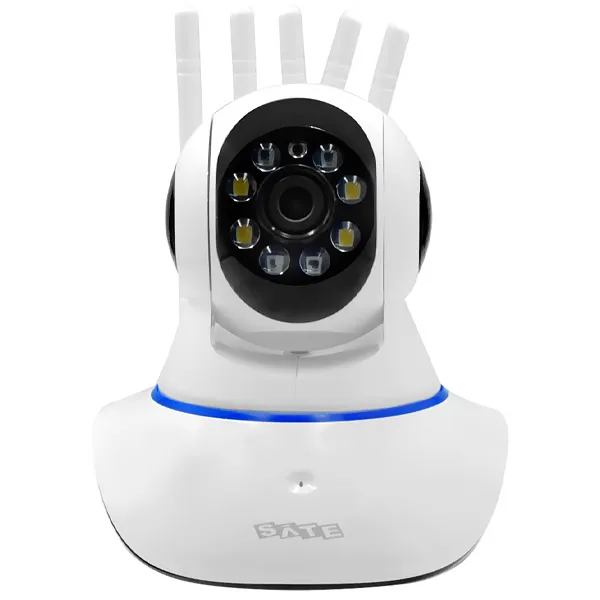 Câmera IP Satellite A-CAM006 com Wi-Fi e Microfone - Branca