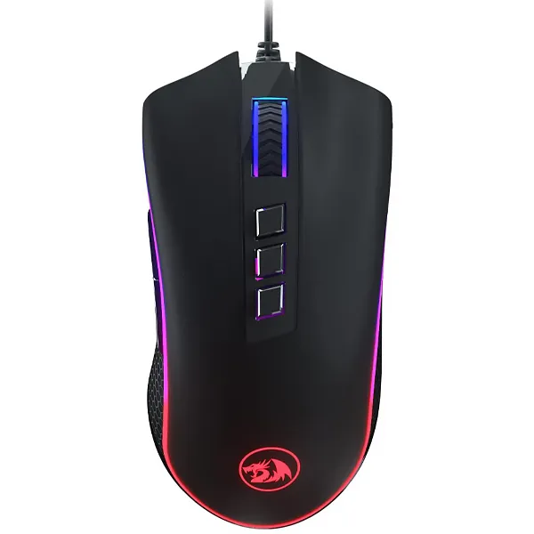 Mouse Gaming Redragon Cobra M711-FPS-1 USB hasta 24.000 DPI con Backlight RGB - Negro