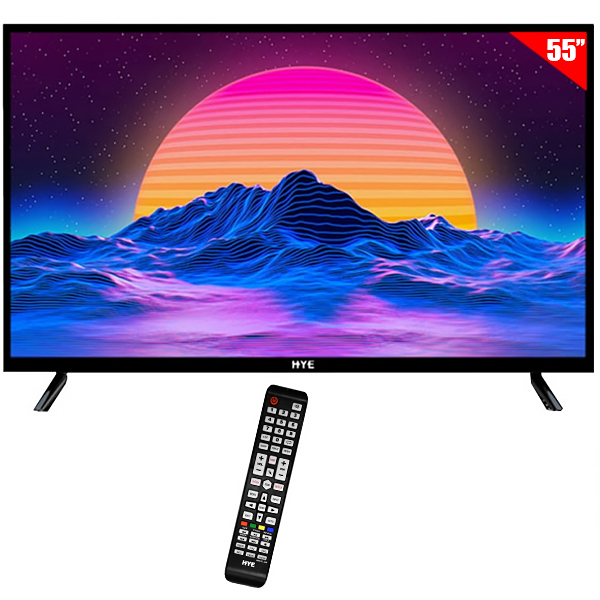 TV  HYE 55" HYE55ATUH LED SMART 4K ULTRA HD ANDROID+CONVERSOR