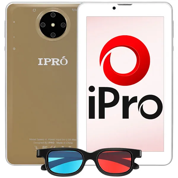 TABLET IPRO SPEED4 DUAL 7.0" 2GB+32GB LTE DOURADO+OCULOS