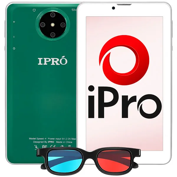 TABLET IPRO SPEED4 DUAL 7.0" 2GB+32GB LTE VERDE+OCULOS