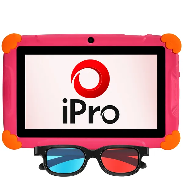 TABLET IPRO TURBO5 7.0" 2GB+32GB WIFI KIDS ROSA+OCULOS