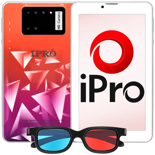 TABLET IPRO SPEED5 DUAL 7.0" 2GB+32GB LTE LARANJA/ROSA+OCULOS