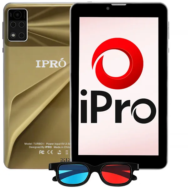 Tablet IPRO Turbo-1 4G 32GB/2GB RAM de 7" 8MP/2MP - Dourado