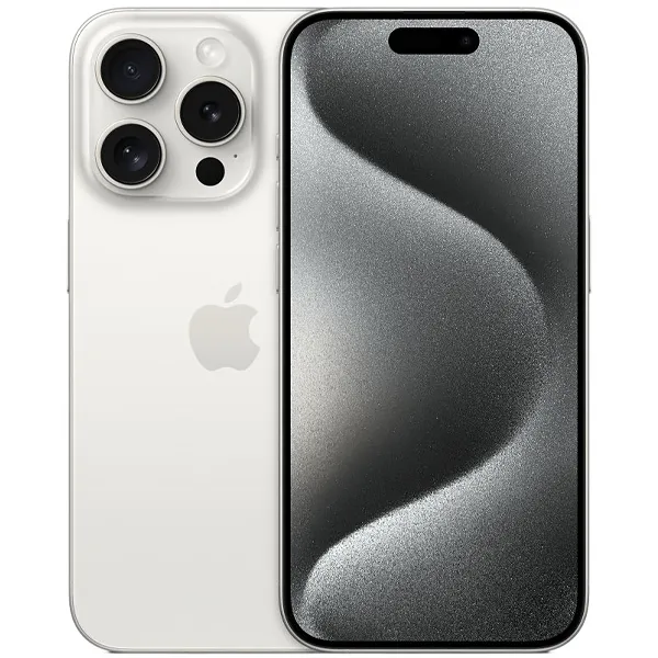 CEL IPHONE 15 PRO ESIM 6.1"8GB+1TB A2848 WHITE TITANIUM