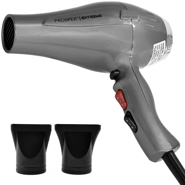 Secador de Cabello Prosper Pop Extreme P-7900 8.000 watts 220 - 240 V ~ 50/60 Hz - Gris/Plata