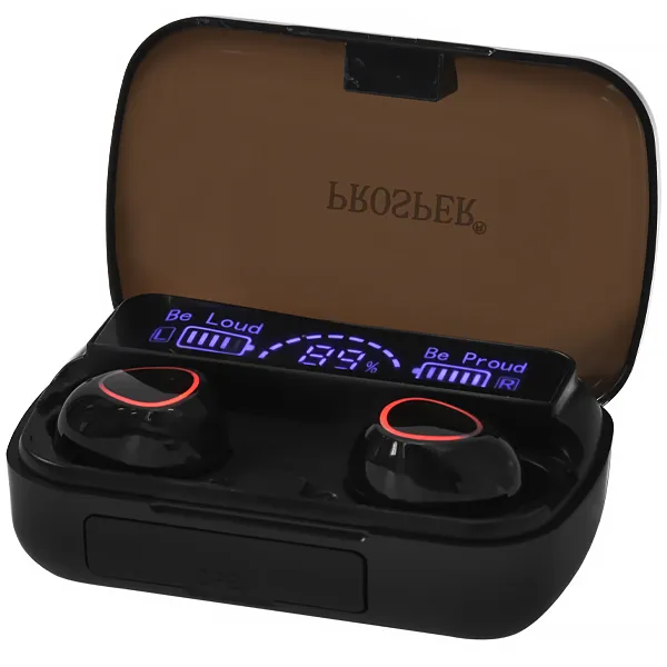 Fone de Ouvido Sem Fio Prosper M10 com Bluetooth e Microfone - Preto