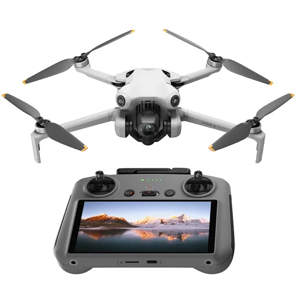DRONE DJI MINI 4PR FLY MORE COMBO PLUS (DJI RC2)(GL) GPS CINZA CLARO