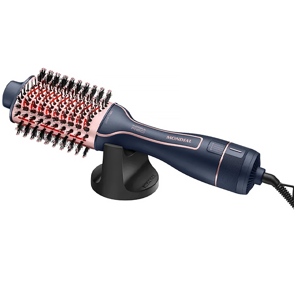 ESCOVA CABELO MONDIAL ES-01-IR INFRA RED 1200WATTS 2V AZUL/ROSA