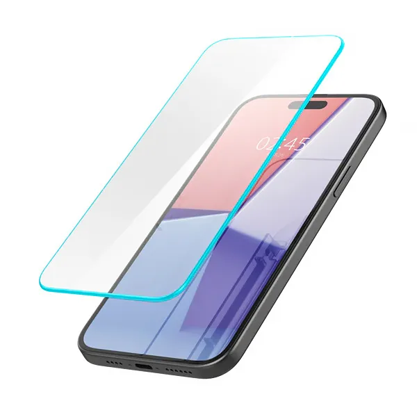 PELICULA VIDRO SPIGEN IPHONE 15 PLUS AGL06890 TRANSPARENTE