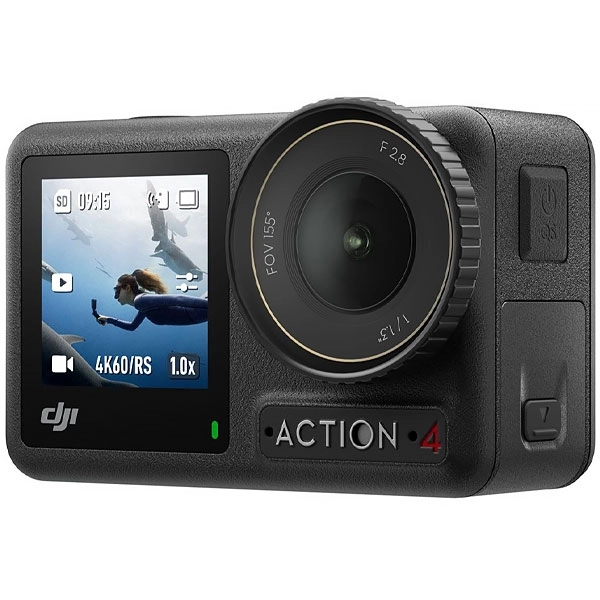 Câmera de Ação DJI Osmo Action 4 Adventure Combo Anatel 10MP 4K com Wi-Fi - Cinza
