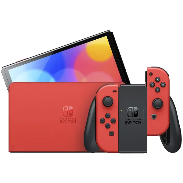 Console Portátil Nintendo Switch OLED Mario Red Edition JP de 7.0" com 64GB