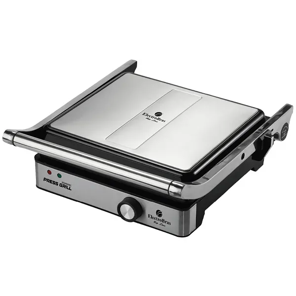 GRILL ELECTROBRAS EBPG-03 2EM1 2000WATTS 220V/50/60HZ SILVER/PRETO