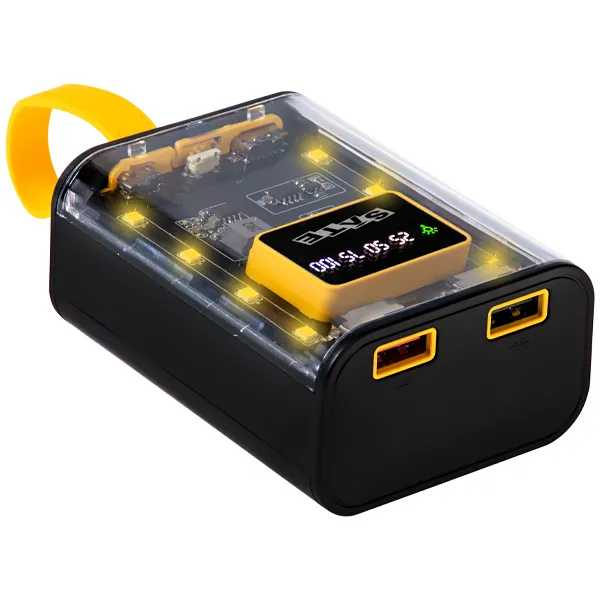 CARREGADOR PORTATIL USB SATELLITE A-PB410003 10000MAH 2SAIDA PRE/AMA