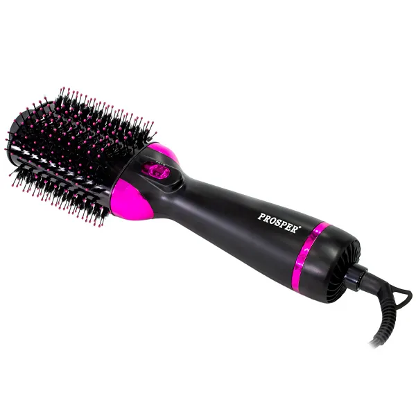 ESCOVA CABELO PROSPER P-5800 2EM1 1500WATTS 2V PRETO/ROSA