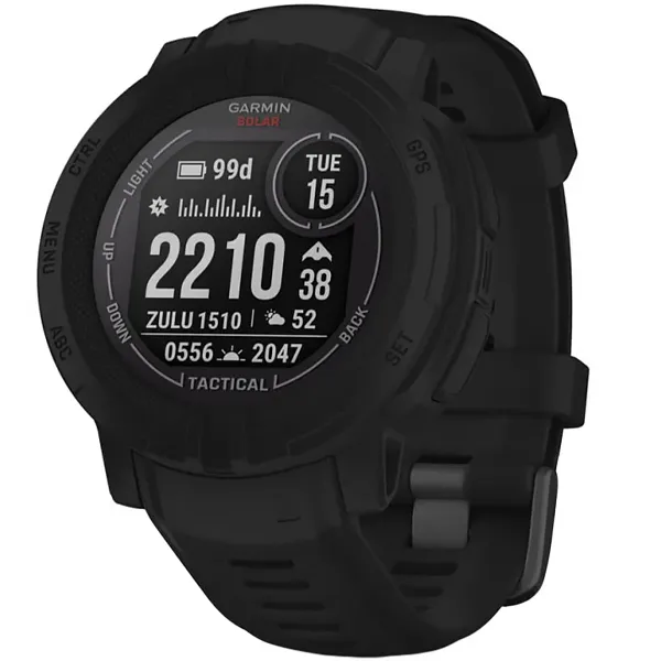 Smartwatch Garmin Instinct 2 Solar Tactical 010-02627-03 con GPS/Bluetooth - Negro