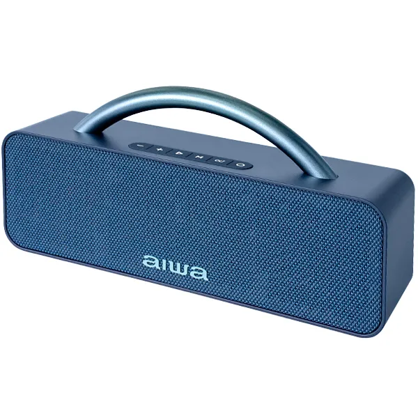 SPEAKER AIWA AW-S80BTU TWS BLUETOOTH USB FM AUXILIAR 20WATTS AZUL