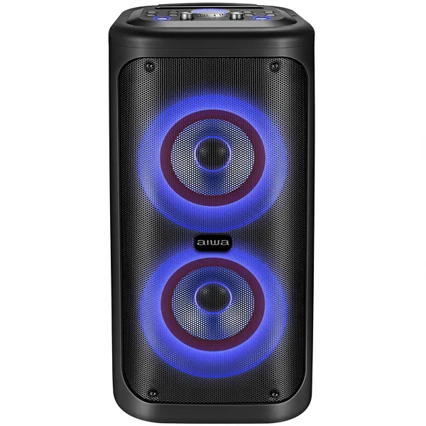 CAIXA *KARAOK AIWA AW-POP11 TWS USB BLUETOOTH AUXILIAR 300W 2V PRETO