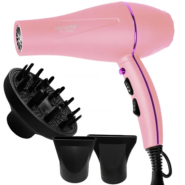 Secador de Cabello Prosper P-7600 7.000 watts 220 - 240 V ~ 50/60 Hz - Rosa