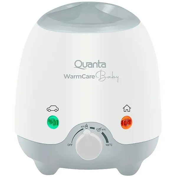 Calentador de Biberón Quanta WarmCare Baby QTCBW68 80 watts hasta 100°C 220V ~ 50/60Hz - Blanco/Gris
