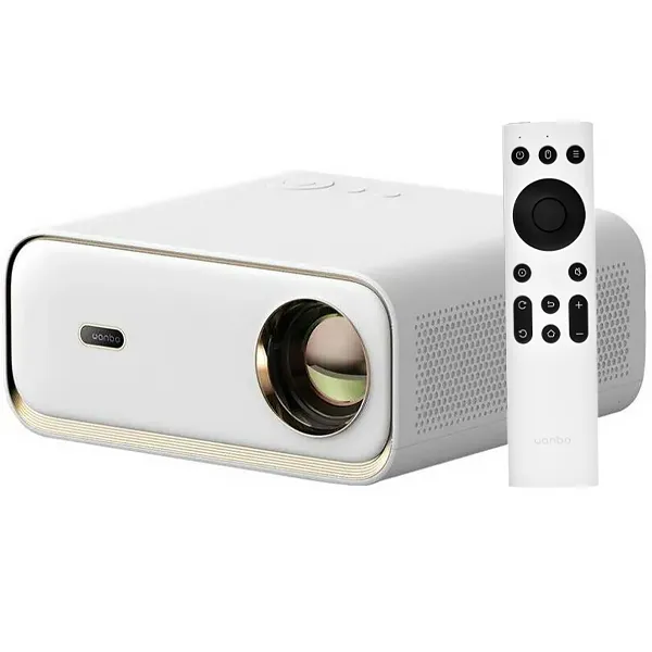 Projetor Wanbo X5 de 1.100 ANSI Lúmens com HDMI e USB Bivolt - Branco