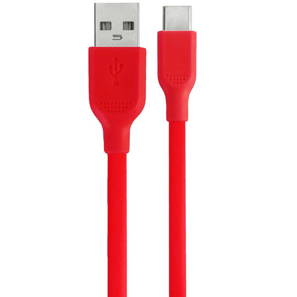 CABO  USB USB-C ONLY MOD123 1METRO VERMELHO