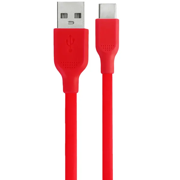 CABO  USB USB-C ONLY MOD123 1METRO VERMELHO