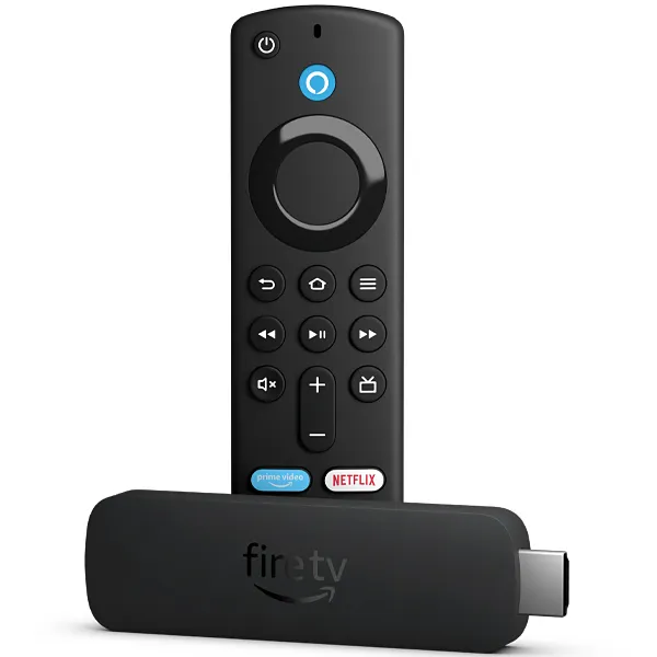 ADAPTADOR TV AMAZON FIRE TV STICK 4K 2GEN C/CONTROLE 3GEN (9909)PRETO