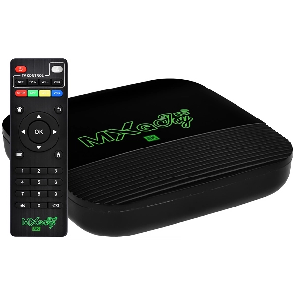 TV BOX MXQ JOY 8K ULTRA HD 5G (128GB+512GB) ANDROID 15.0 PRETO