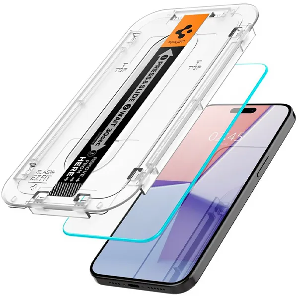 PELICULA VIDRO SPIGEN IPHONE 15 PRO MAX AGL06878 TRANSPARENTE