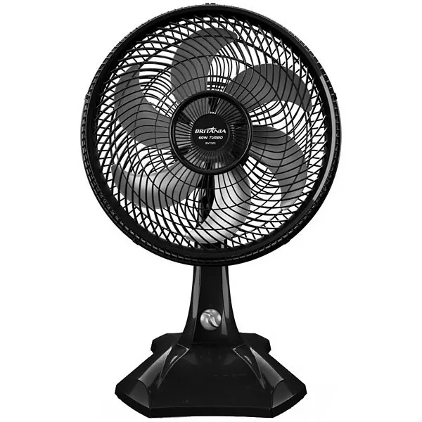 VENTILADOR BRITANIA BVT301 TURBO MESA 60WATTS 220V/60HZ PRETO/CINZA
