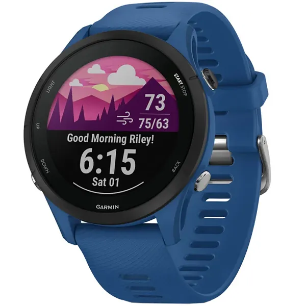 RELOGIO GARMIN FORERUNNER 255 SMART WATCH 010-02641-11 AZUL