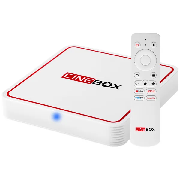 RECEPTOR FTA CINEBOX C+ FULL HD IPTV WIFI EMBUTIDO BRANCO