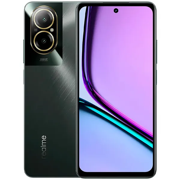 Smartphone realme C67 RMX3890 NFC Dual SIM de 256GB/8GB RAM de 6.72" 108+2MP/8MP - Black Rock (Anatel)