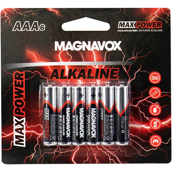 PILHA MAGNAVOX ALCALINA MPO5131 AAA C/6UNIDADES