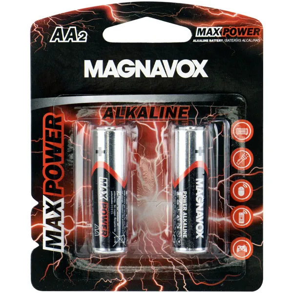 PILHA MAGNAVOX ALCALINA MPO5211 AA C/2UNIDADES