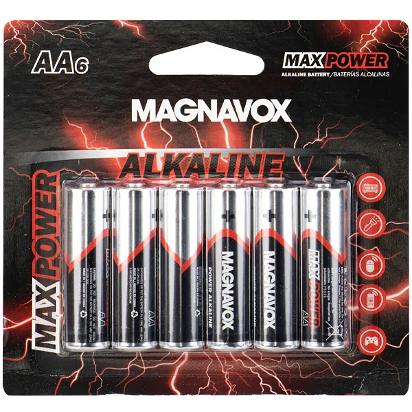 PILHA MAGNAVOX ALCALINA MPO5231 AA C/6UNIDADES