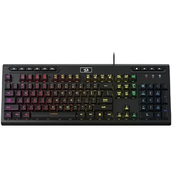 Teclado Gaming Redragon Aditya K513-RGB Inglés con RGB Chroma - Negro