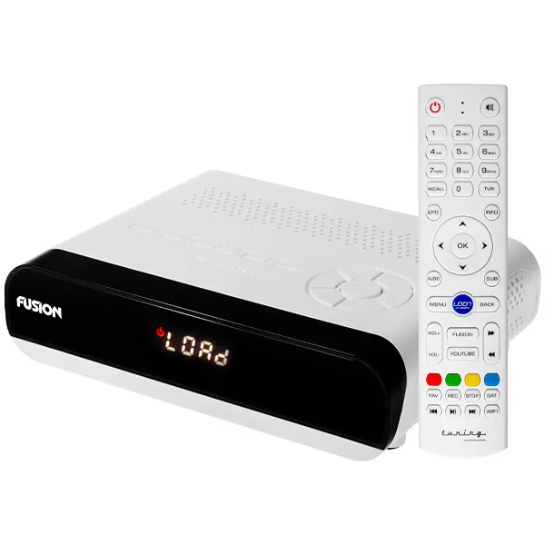 RECEPTOR FTA TUNING FUSION IPTV WIFI EMBUTIDO BRANCO/PRETO