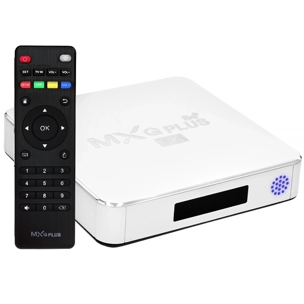 TV Box MXQ Plus 5G 8K Ultra HD de 512GB/128GB de RAM - Blanco