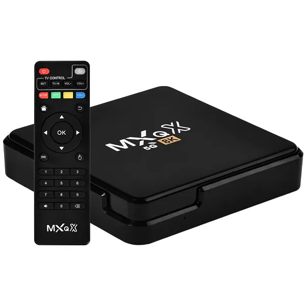 TV Box MXQ X 5G 8K Ultra HD de 256GB/64GB de RAM - Negro