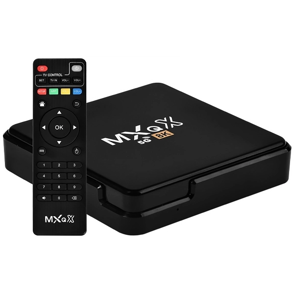 TV BOX MXQ X 8K ULTRA HD 5G (128GB+512GB) ANDROID 11.0 PRETO