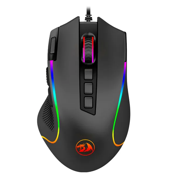 MOUSE REDRAGON M612 RGB PREDATOR GAMING USB OPTICO PRETO