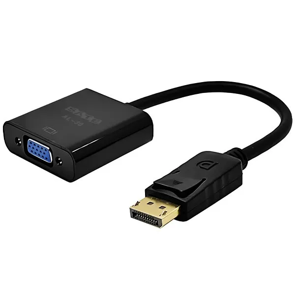 ADAPTADOR DISPLAYPORT P/VGA SATELLITE AL-30 PRETO