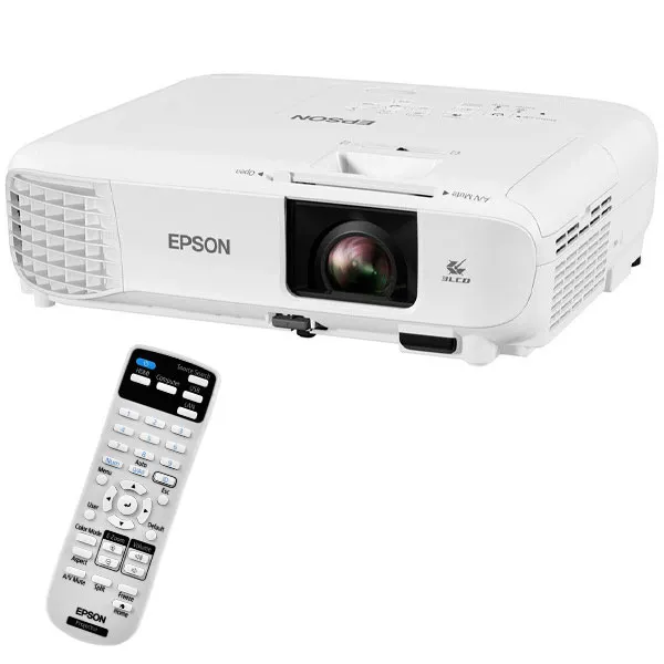 Projetor Epson PowerLite W49 de 3.800 Lúmens com HDMI e VGA Bivolt - Branco