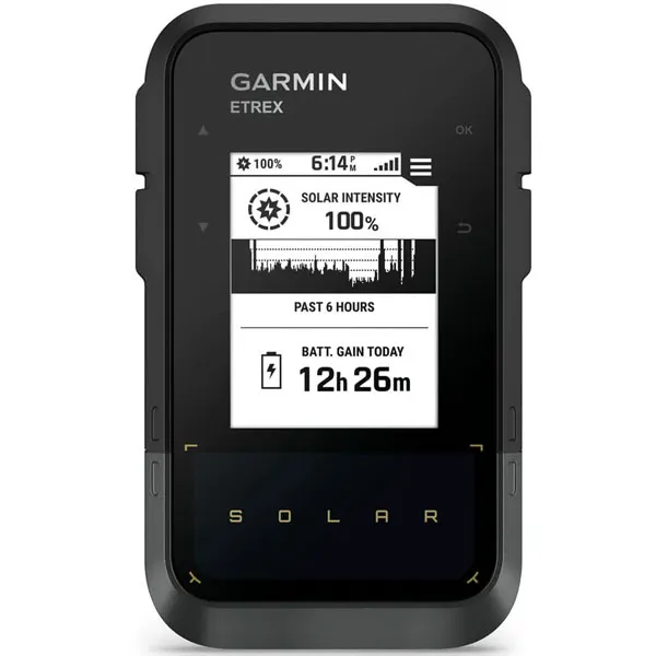 GPS GARMIN ETREX SOLAR 2.2" 010-02782-00 PRETO