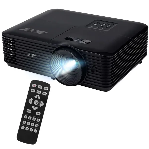 Projetor Acer X1128H de 4.800 Lúmens com HDMI e VGA IN/Out Bivolt - Preto