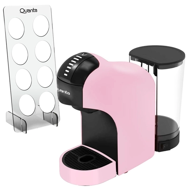 Cafeteira Quanta Pure Flavour 3 em 1 QTCMC50 127V ~ 60Hz - Rosa/Preto